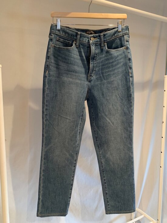 Banana Republic Denim - Banana Republic Premium Denim Ultra High‑Rise Slim Fit Jeans Med Blue Size 29